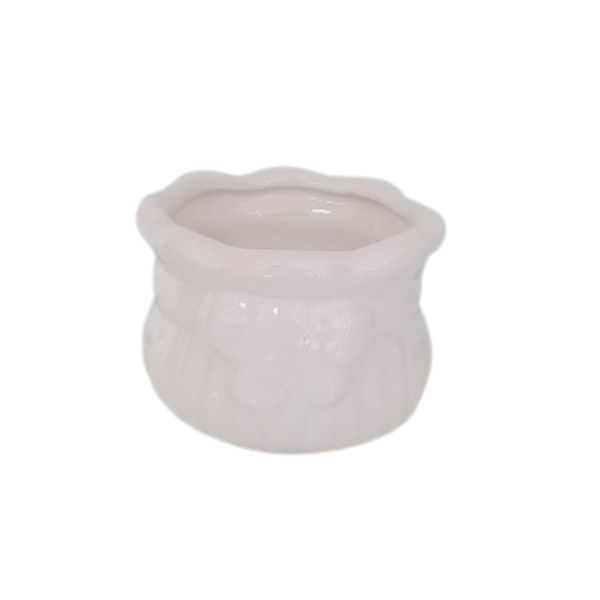 Vaso Branco Laço